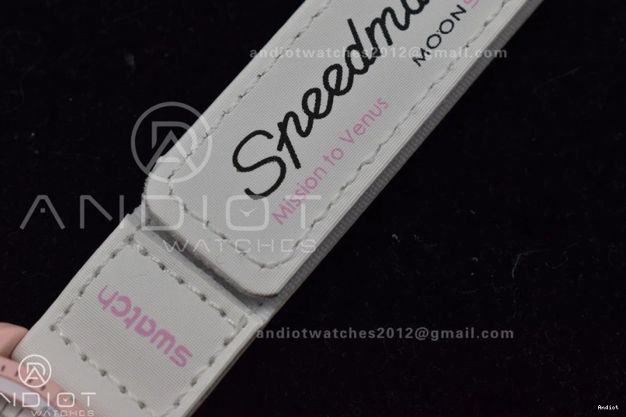 Mission on Venus Moonwatch x Omega Quartz Nylon Swatch to Bioceramic Strap 1204